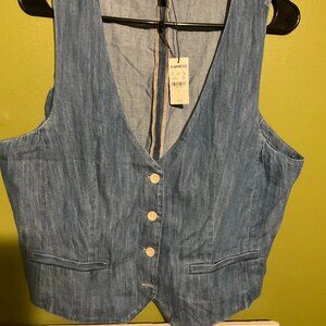 Express Denim Vest (Size L)